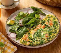 Зеленый омлет