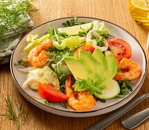 Салат с морепродуктами