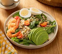 Завтрак с креветками