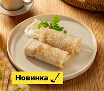 Гречневые блины с курицей и грибами