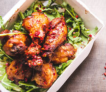 Крылья куриные в соусе барбекю