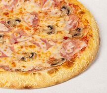 Прошутто фунги на пышном тесте