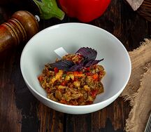 Овощной салат на углях