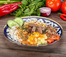 Гуляш с гарниром