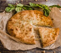 Осетинский пирог со шпинатом