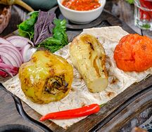 Острый перец на углях