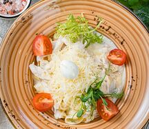 Феттуччине с грибами