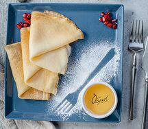 Блины с мёдом