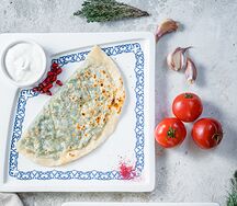 Кутаб с зеленью