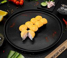 Запеченный ролл с крабом