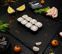 Ролл с копченой курицей