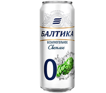 Балтика 0 Безалкогольное пиво банка 0,45 л