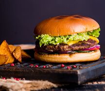 Бургер на мангале