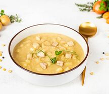 Суп гороховый с копченостями