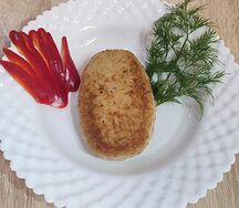 Котлеты рыбные жареные