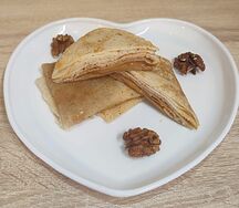 Блинчики с вареной сгущенкой