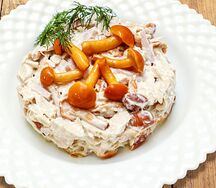 Салат лесная поляна