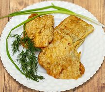 Морской язык, жаренный в кляре