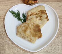 Блины с картофелем и печенью