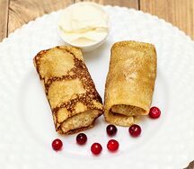 Блинчики с творогом