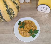 Тыква в сметанном соусе