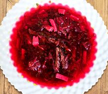 Борщ из свежей капусты с мясом