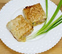 Конвертик с ветчиной и сыром