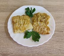 Филе минтая, жаренное в кляре