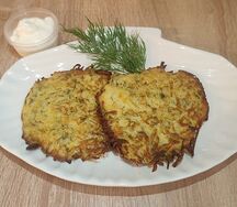 Драники картофельные жареные (2 шт)