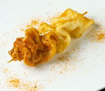 Шашлычок из кальмара