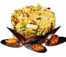 Рис с морепродуктами карри