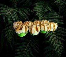 Запеченный маменори с лососем