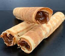 Набор из 5 вафельных трубочек с вареной сгущенкой