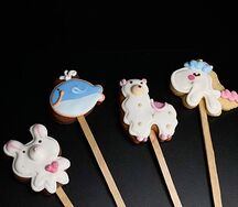 Печенье Зверята на палочке