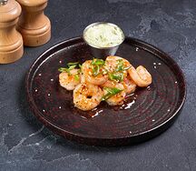 Креветки жареные