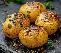 Картофель с салом