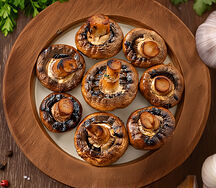 Грибы на мангале