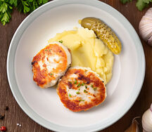 Котлеты куриные с пюре