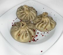 Хинкали из свинины и говядины