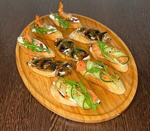 Большой сет из брускетт