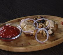 Шампиньоны на углях