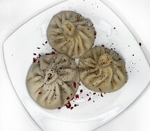 Хинкали из свинины и говядины