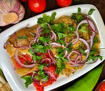 Овощи запечённые на мангале