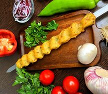 Люля-кебаб из картофеля