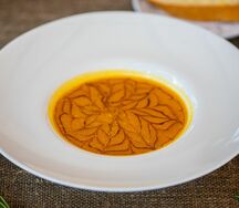 Крем-суп из тыквы с пармезаном