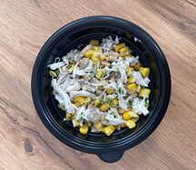 Куриный салат с грибами