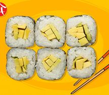 Маки ролл с авокадо