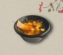 Мисо-суп с лососем Мияби