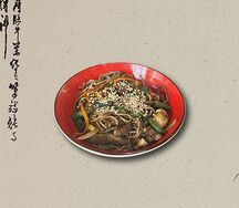 Гречневая лапша с говядиной