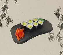 Классический ролл с авокадо